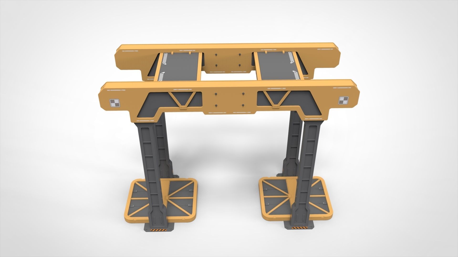 sci-fi Architecture kitbash 36 3D model_18