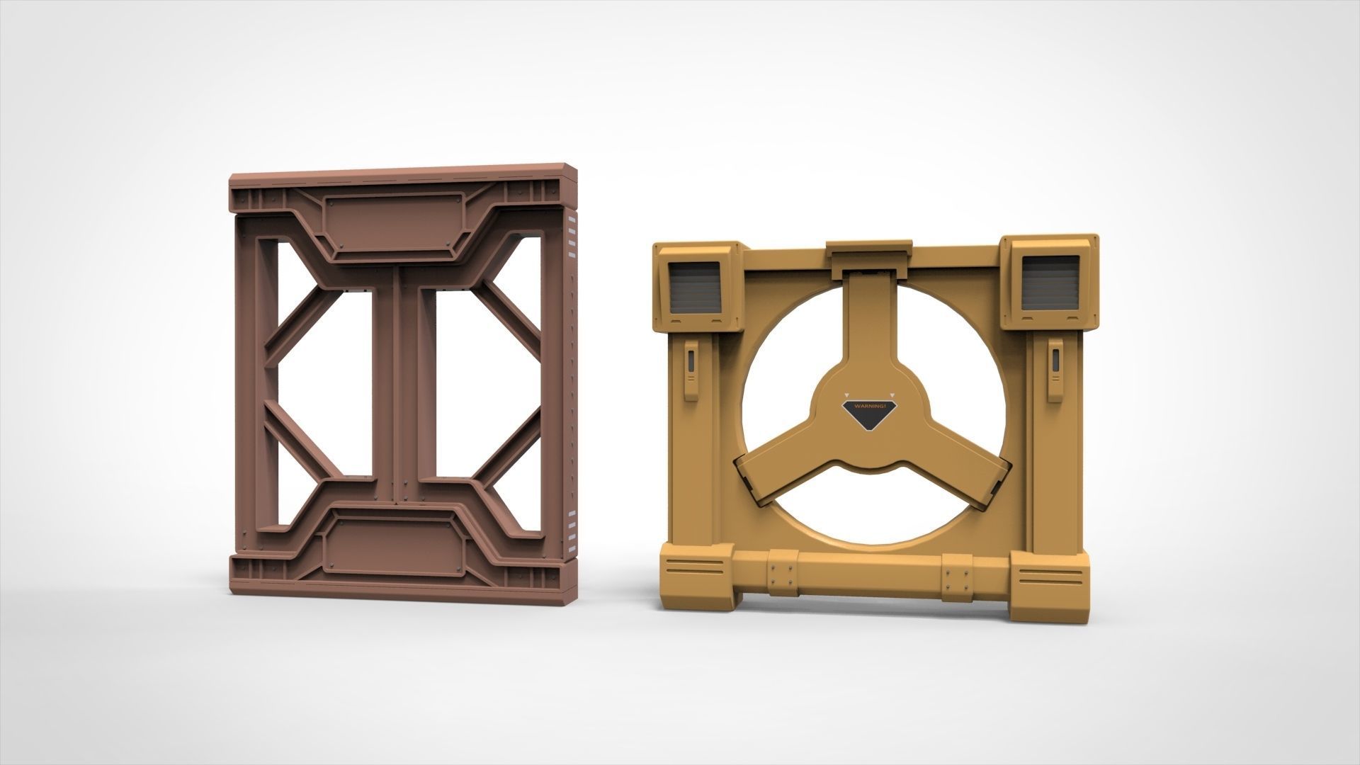 sci-fi Architecture kitbash 36 3D model_22