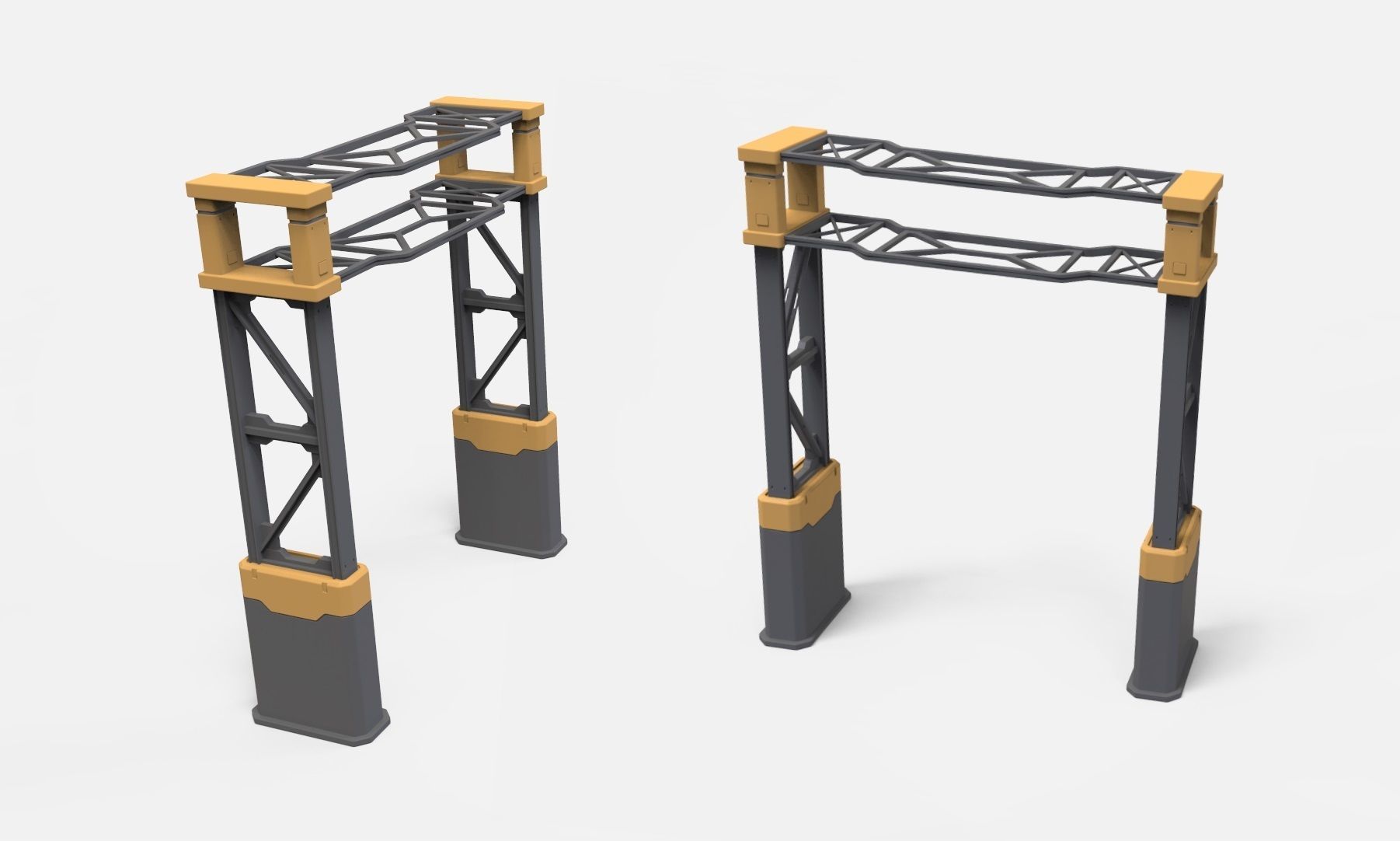 sci-fi Architecture kitbash 36 3D model_10