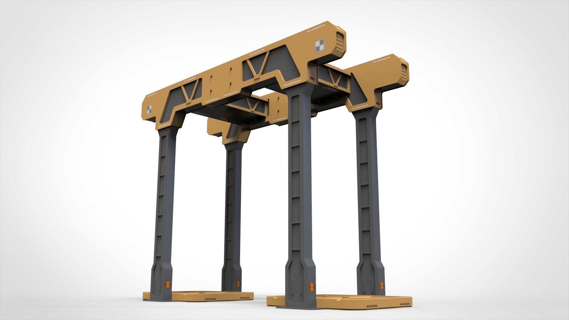 sci-fi Architecture kitbash 36 3D model_19