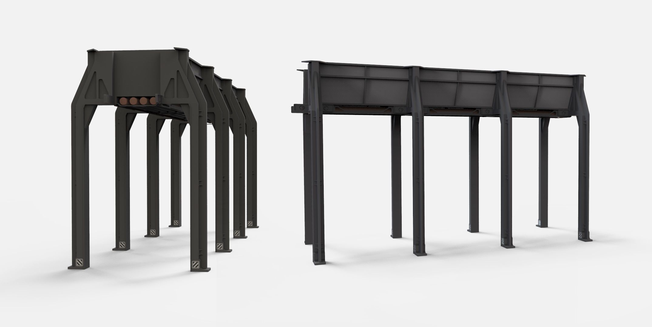 sci-fi Architecture kitbash 36 3D model_13