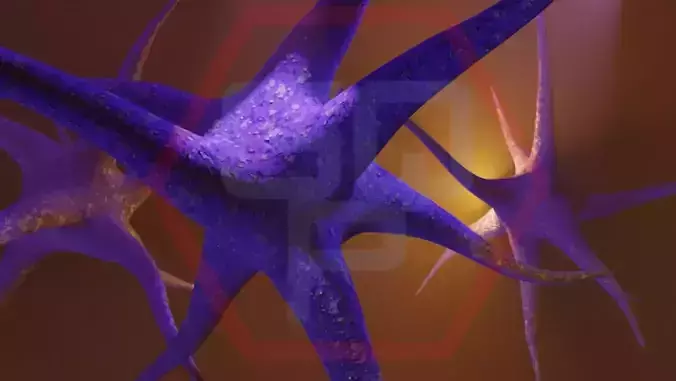 NEURON Low-poly 3D model
