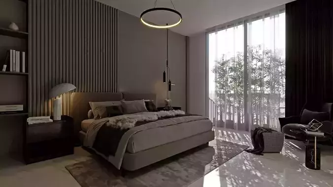 modern luxury bedroom-No 2