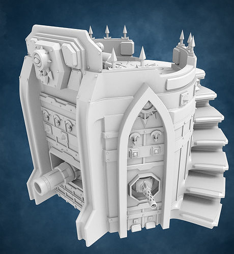 DEFENSIVE TOWER - 3D PRINT 3D print model