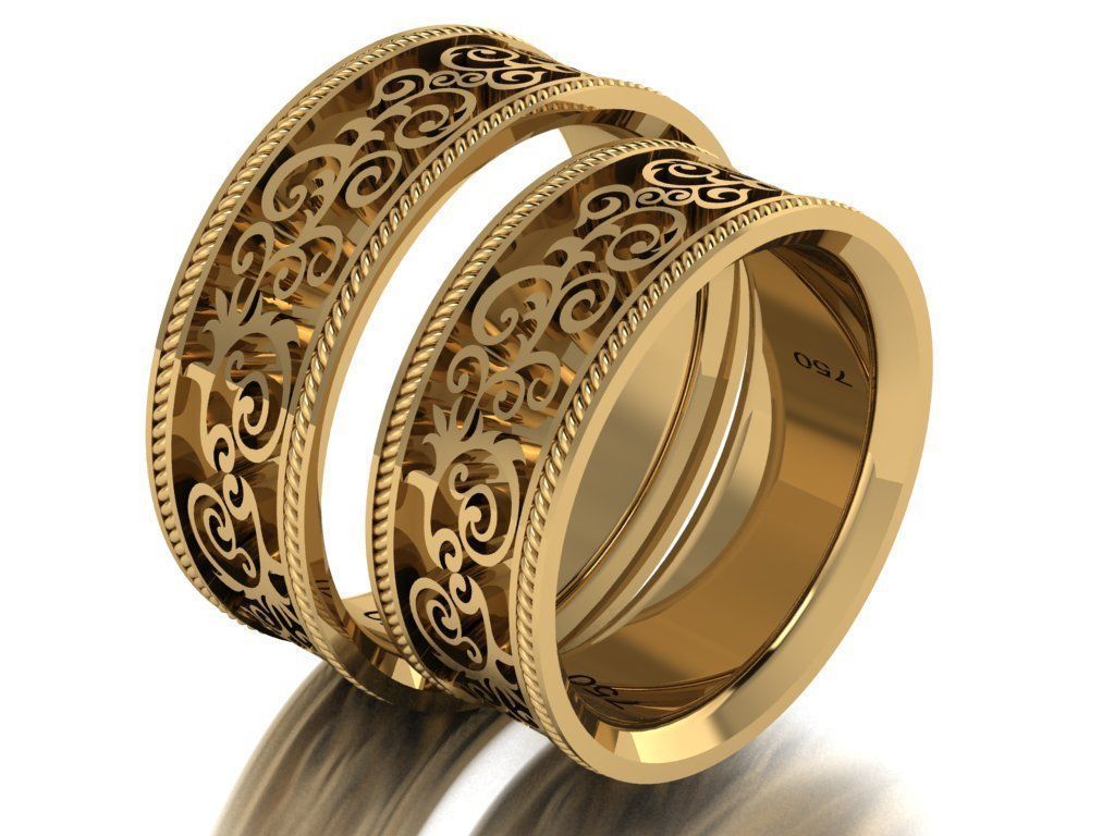 ring set 34 collection1 3D print model_27