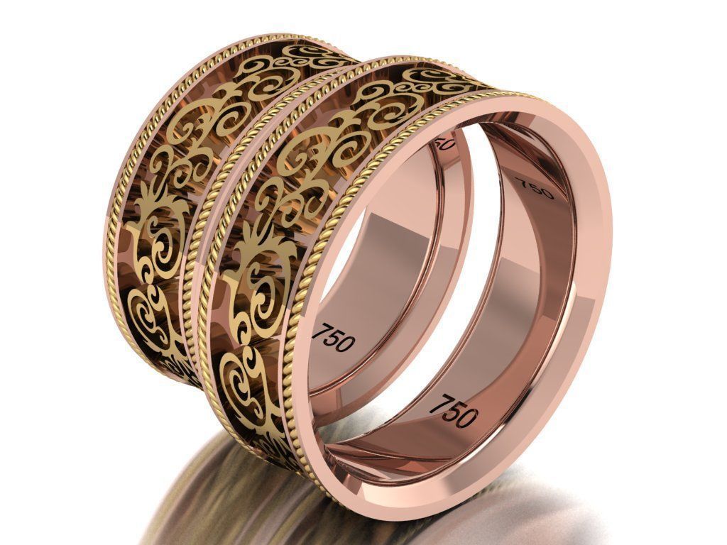 ring set 34 collection1 3D print model_30