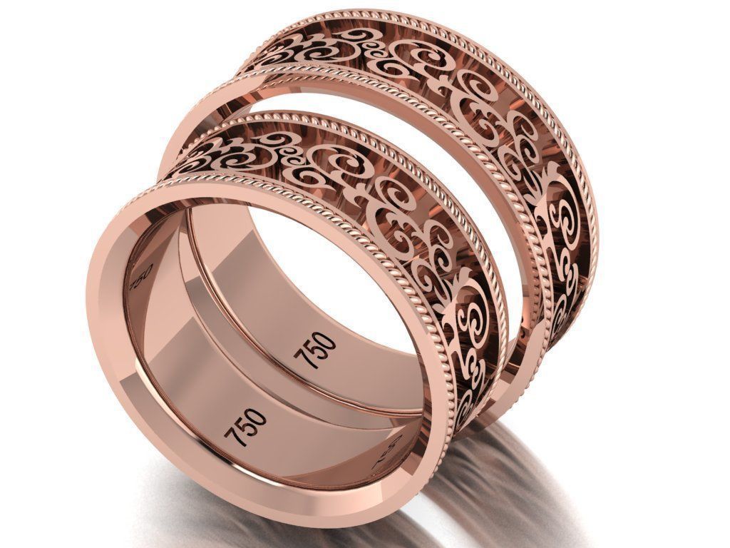 ring set 34 collection1 3D print model_28