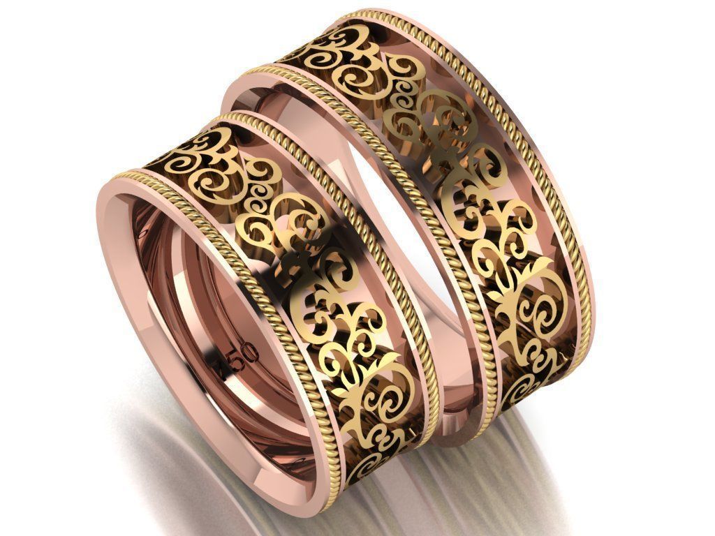 ring set 34 collection1 3D print model_11