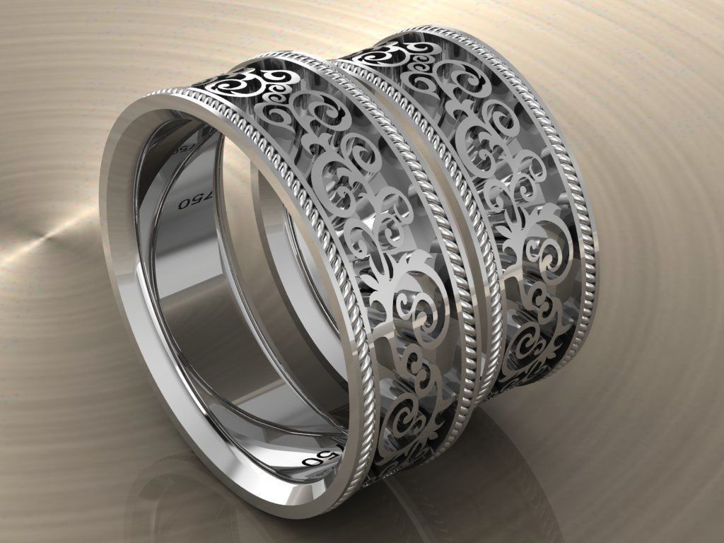 ring set 34 collection1 3D print model_6