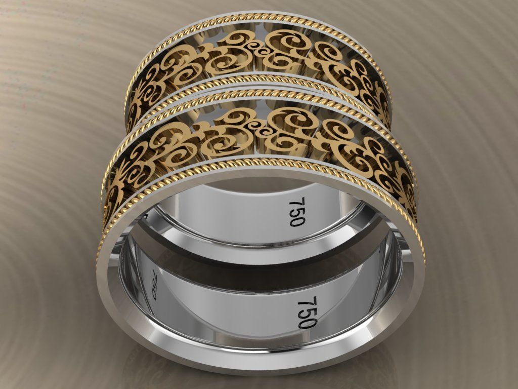 ring set 34 collection1 3D print model_4
