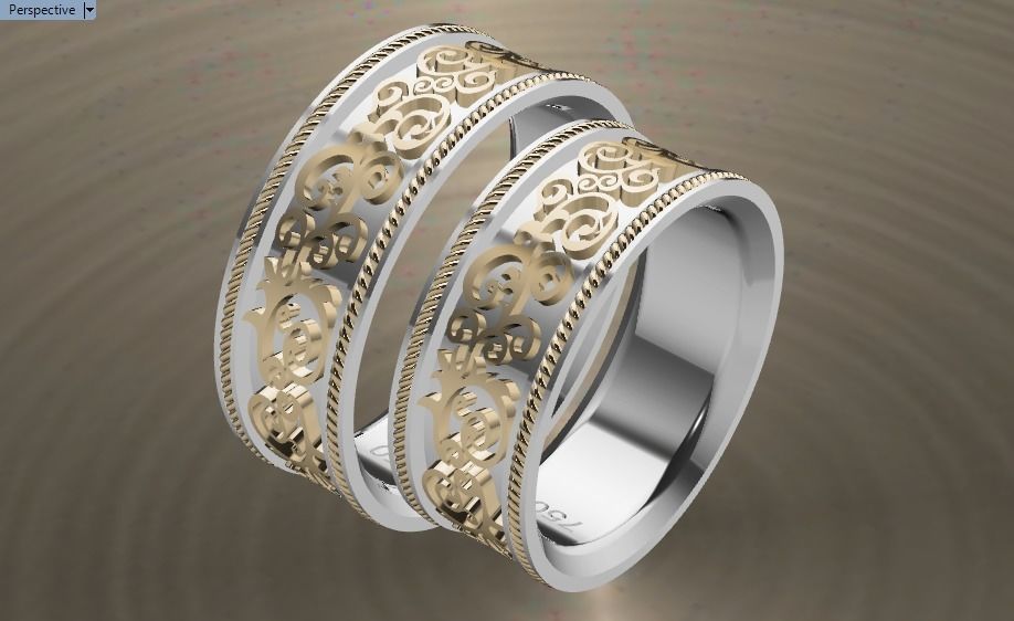 ring set 34 collection1 3D print model_16