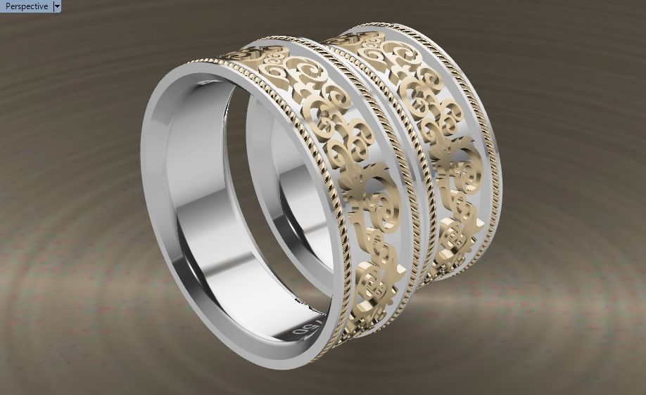 ring set 34 collection1 3D print model_21