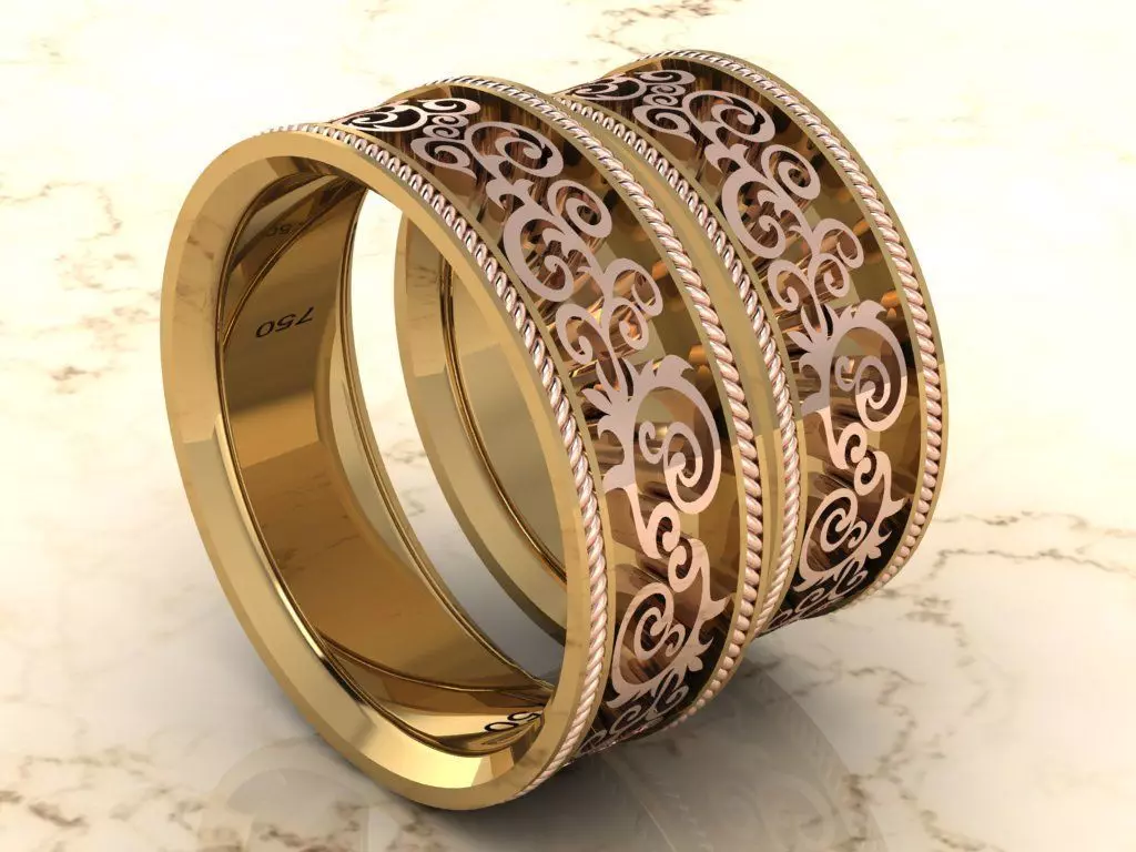 ring set 34 collection1 3D print model_0