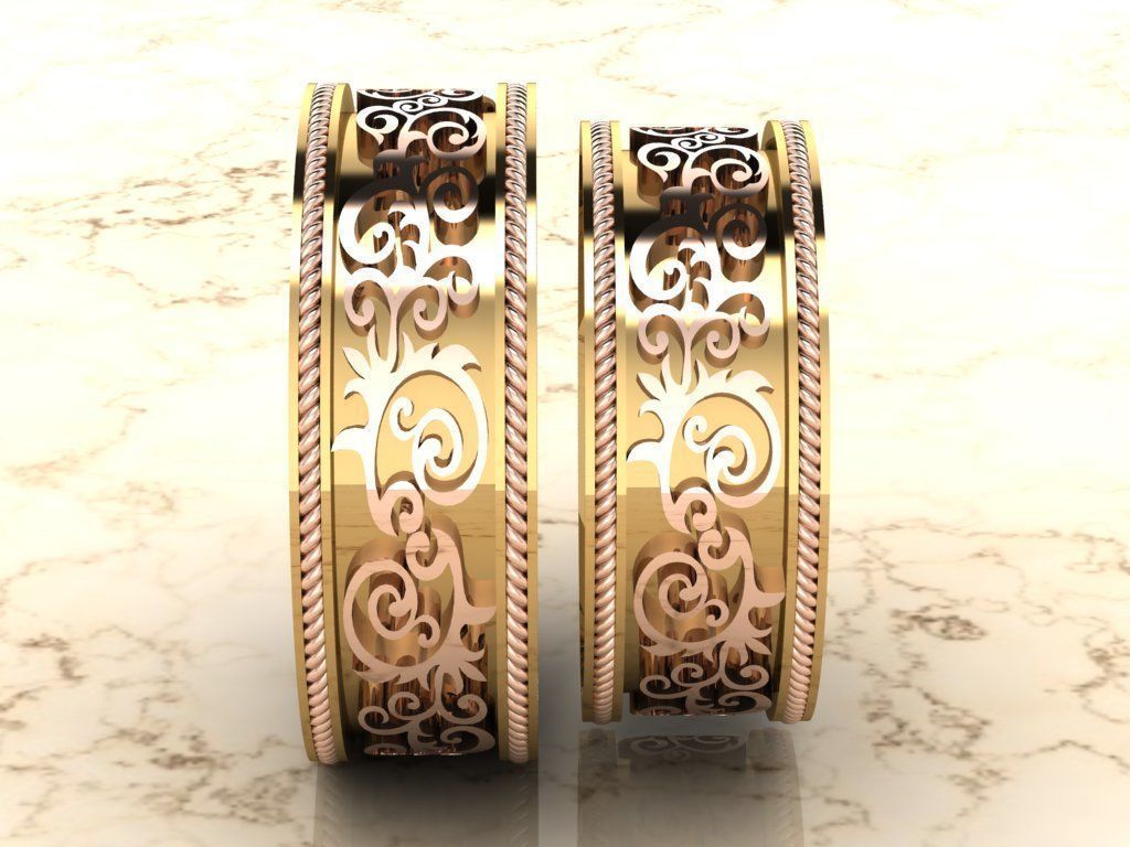 ring set 34 collection1 3D print model_1