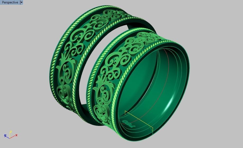 ring set 34 collection1 3D print model_13