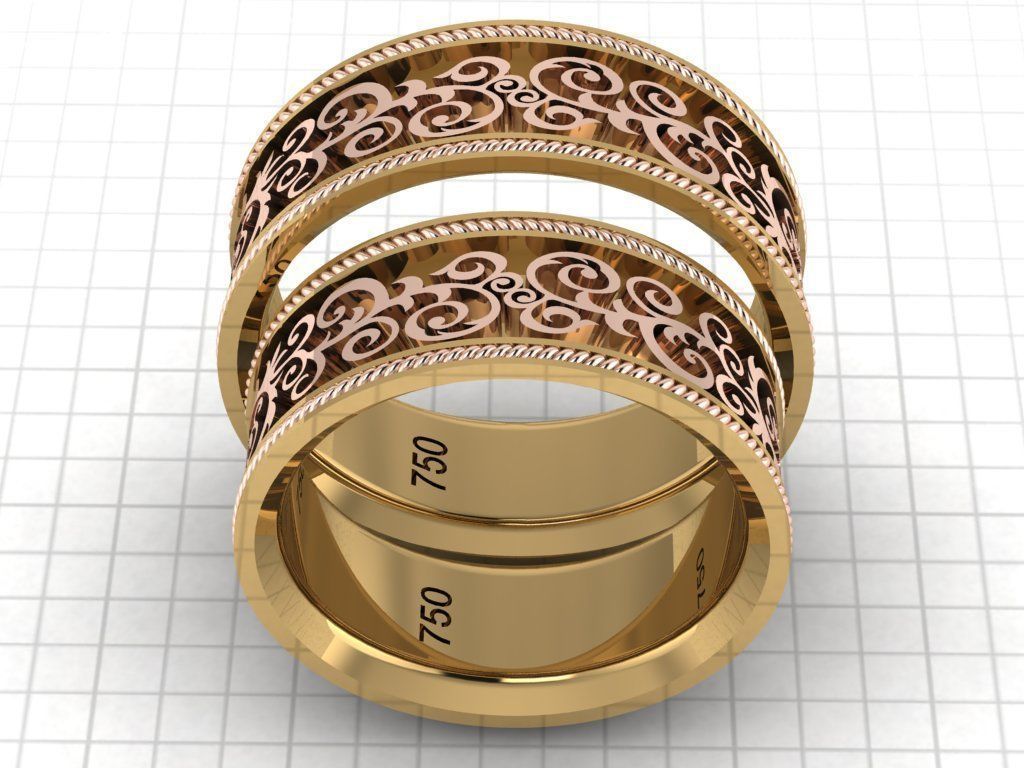 ring set 34 collection1 3D print model_5