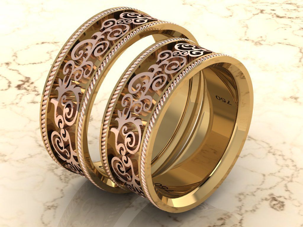 ring set 34 collection1 3D print model_8