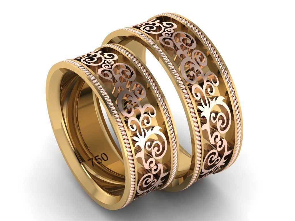 ring set 34 collection1 3D print model_3