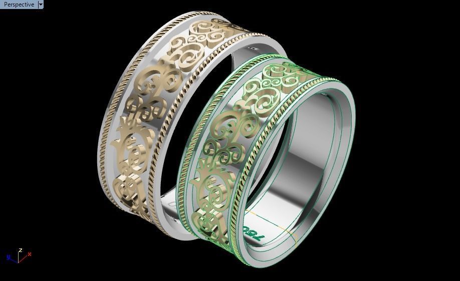 ring set 34 collection1 3D print model_15