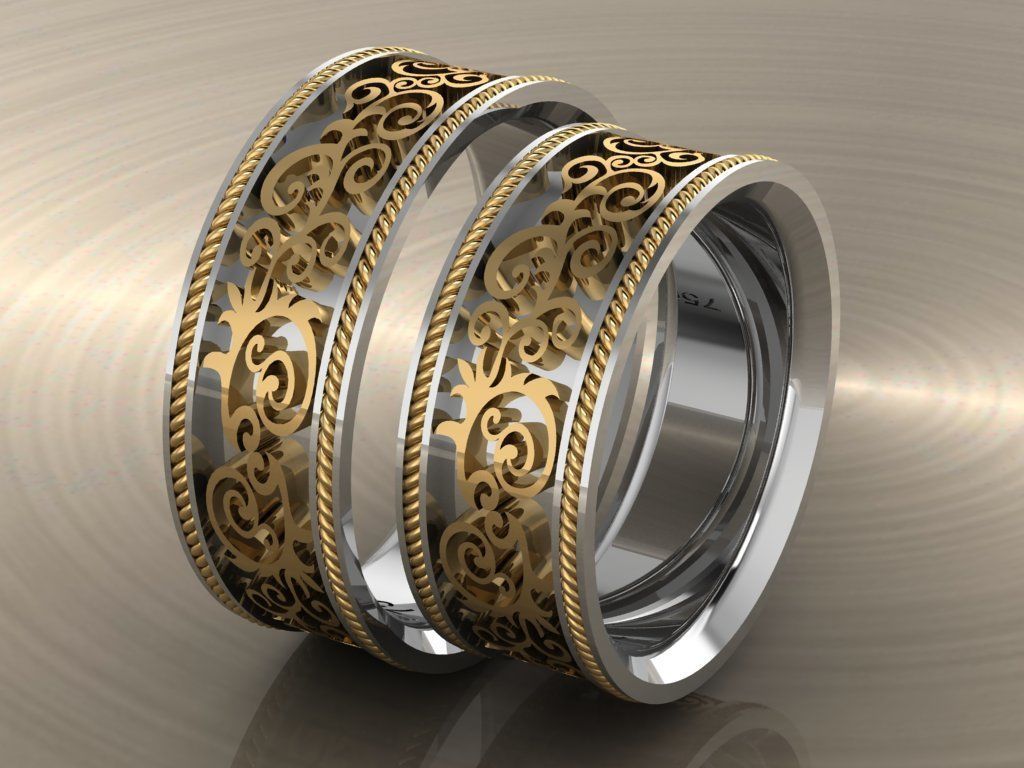 ring set 34 collection1 3D print model_12