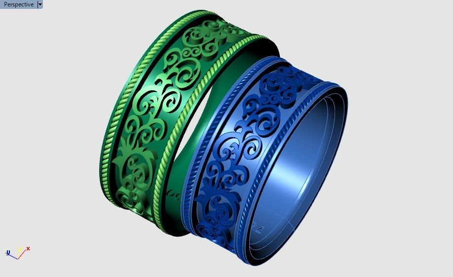 ring set 34 collection1 3D print model_24