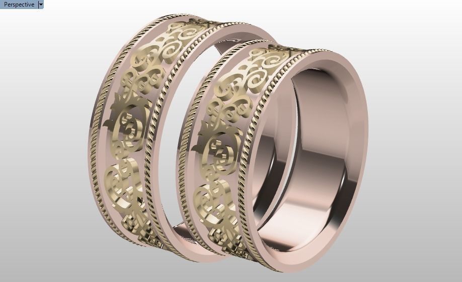 ring set 34 collection1 3D print model_25