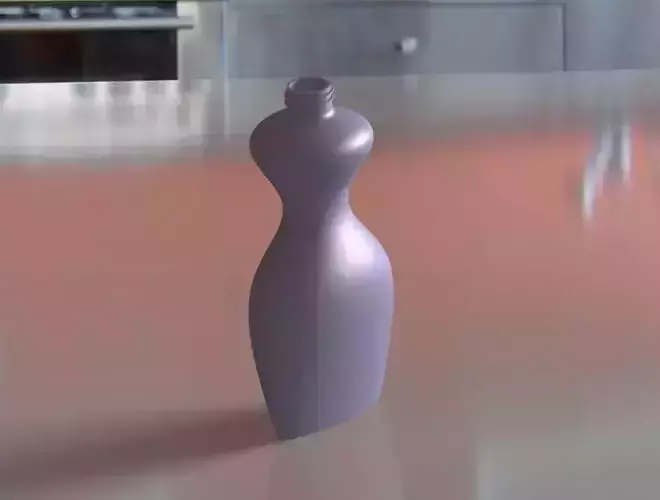 Bottle on counter top