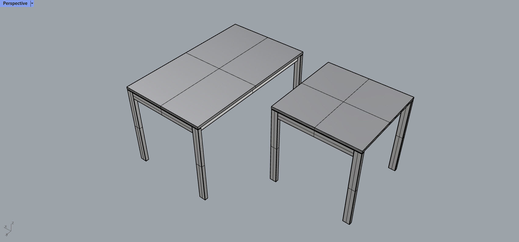 IKEA Melltorp Table Low-poly 3D model_2