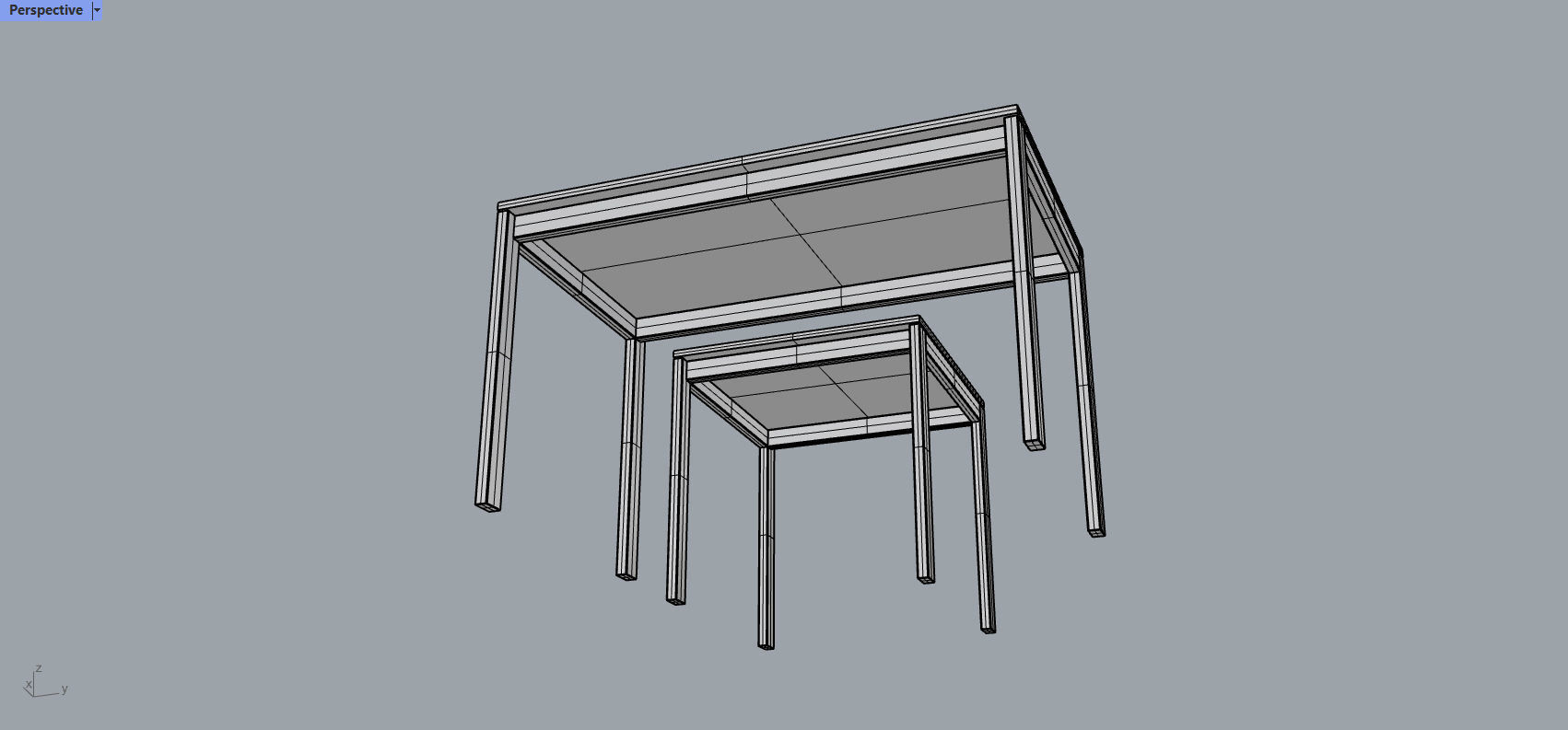 IKEA Melltorp Table Low-poly 3D model_4