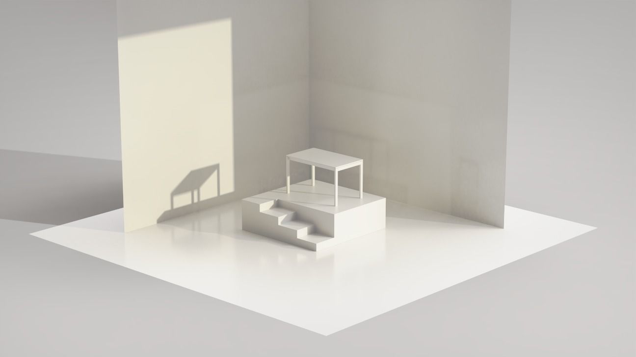 IKEA Melltorp Table Low-poly 3D model_8