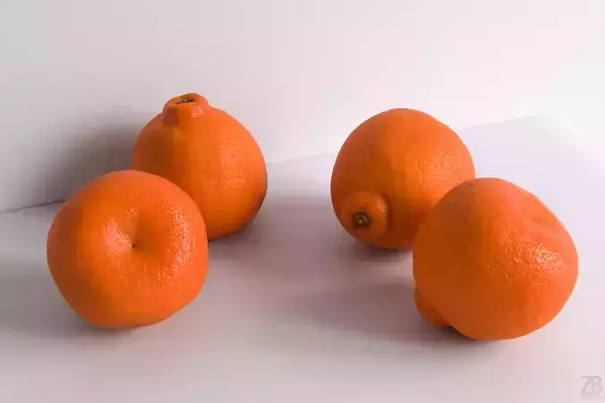 Tangelo 3D model