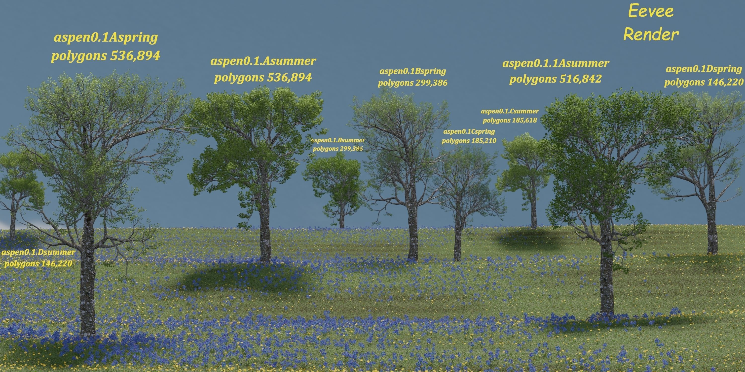 Aspen Tree Ver 0-1-9in1 3D model_16