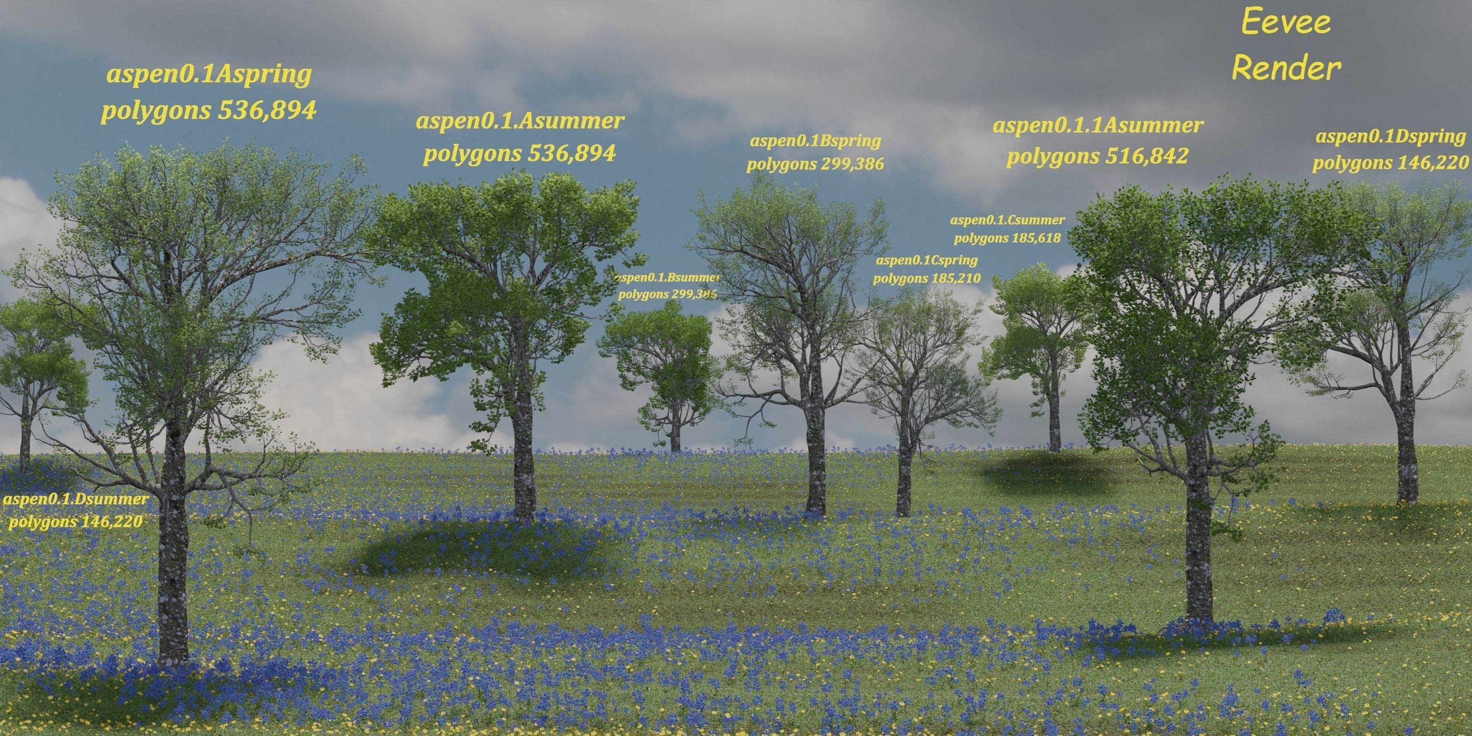 Aspen Tree Ver 0-1-9in1 3D model_17
