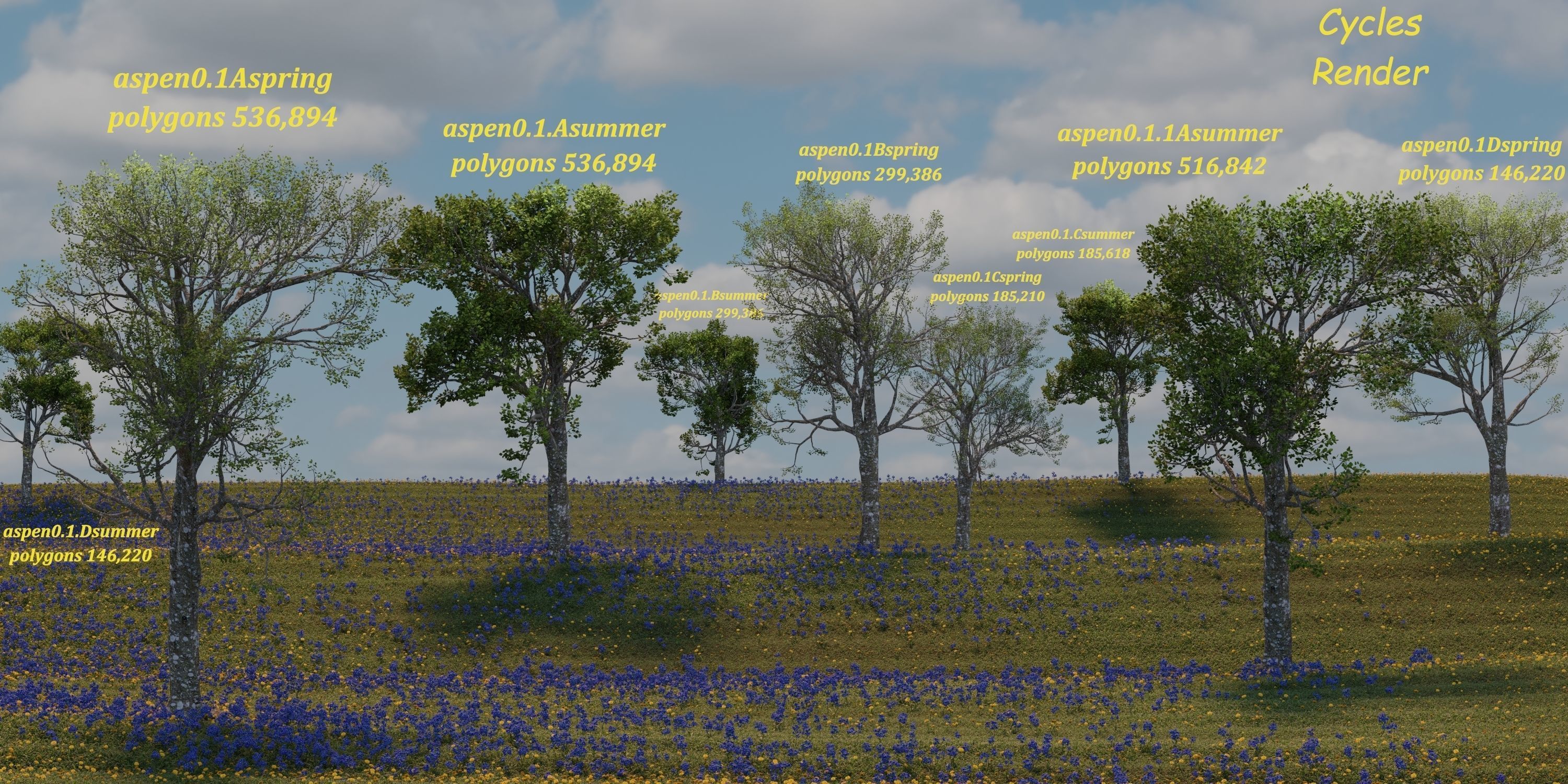 Aspen Tree Ver 0-1-9in1 3D model_14