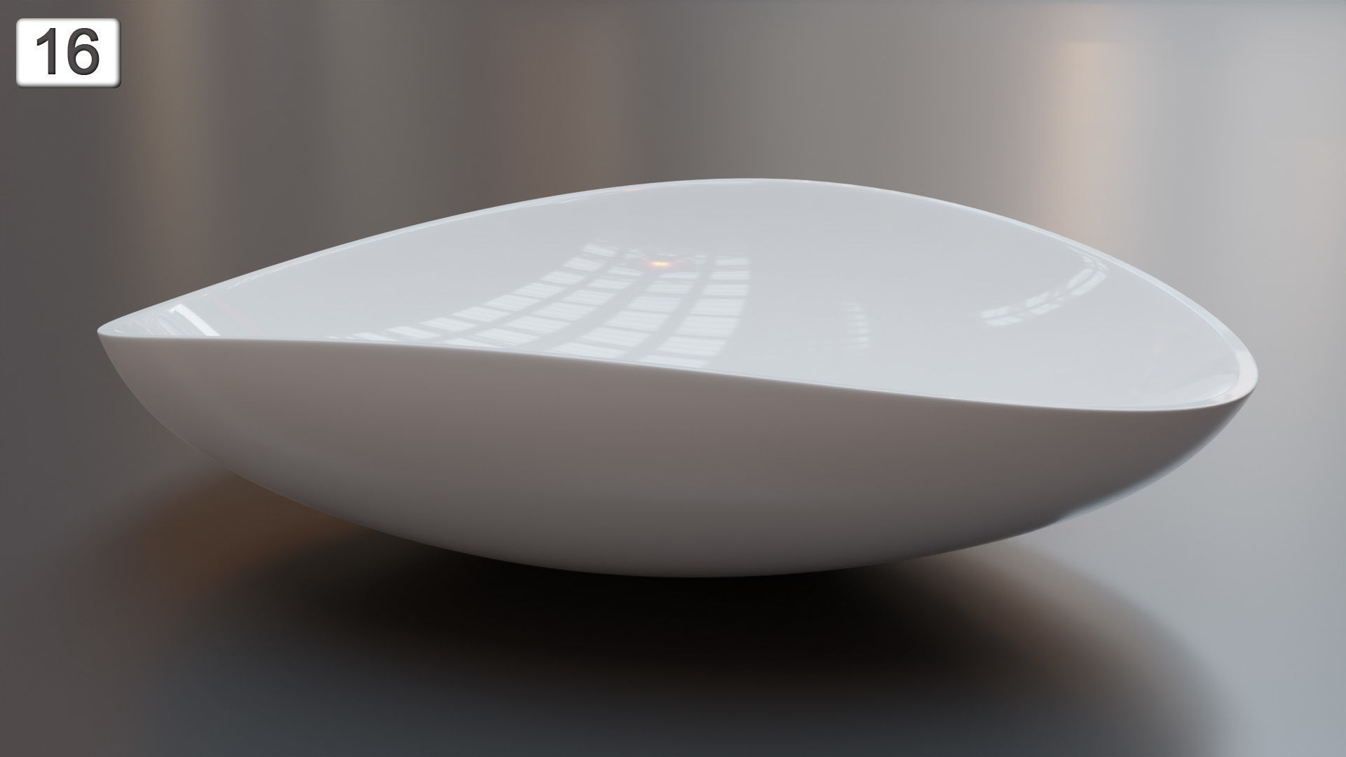 Vessel Sink Number 16 Low-poly 3D model_3