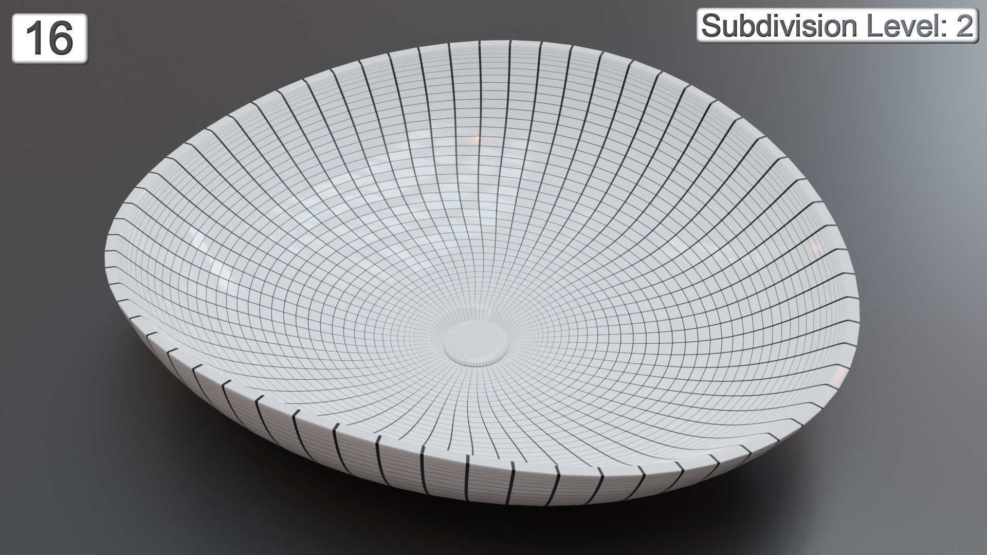 Vessel Sink Number 16 Low-poly 3D model_6