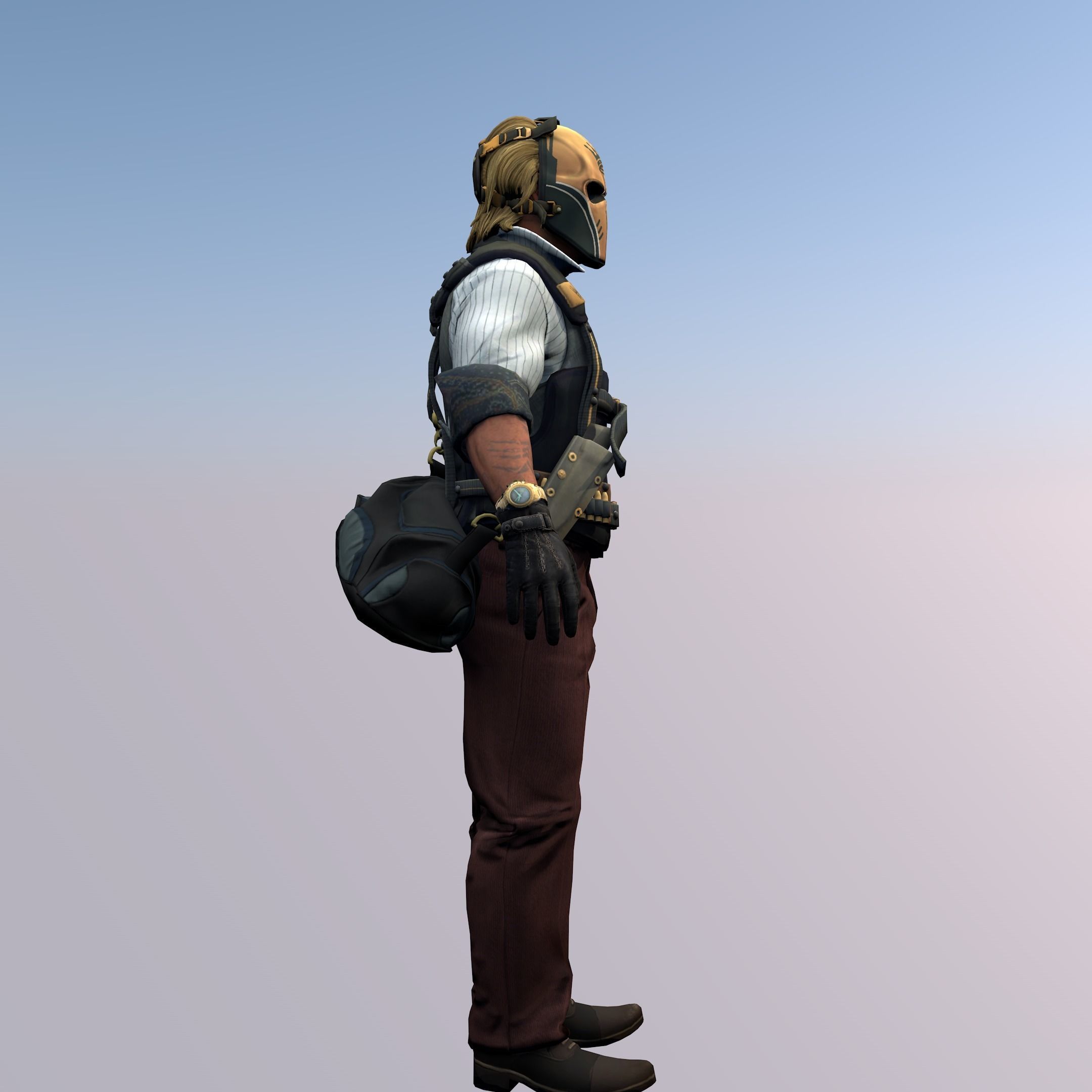 Agent from the game CSGO Sir Professionals 3D model | CGTrader
