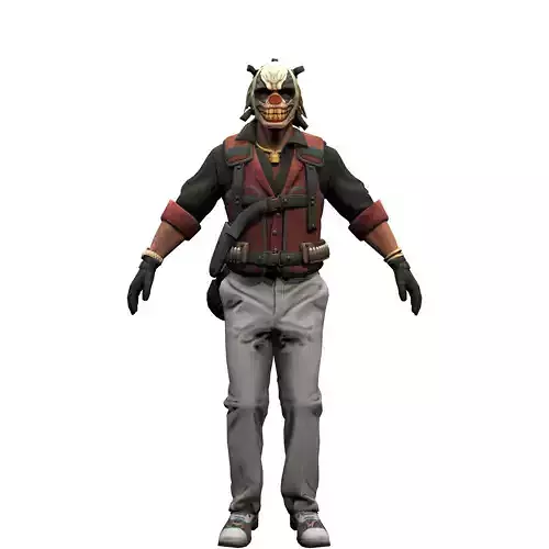 Agent from the game CSGO Sir Professionals 3D model