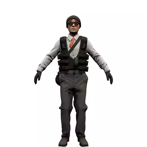Agent from the game CSGO  Runaway Sally The Professionals