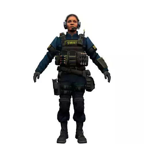 Agent from the game CSGO Commander May  Jamison SWAT