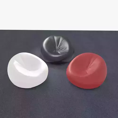 Bean bag chair leather