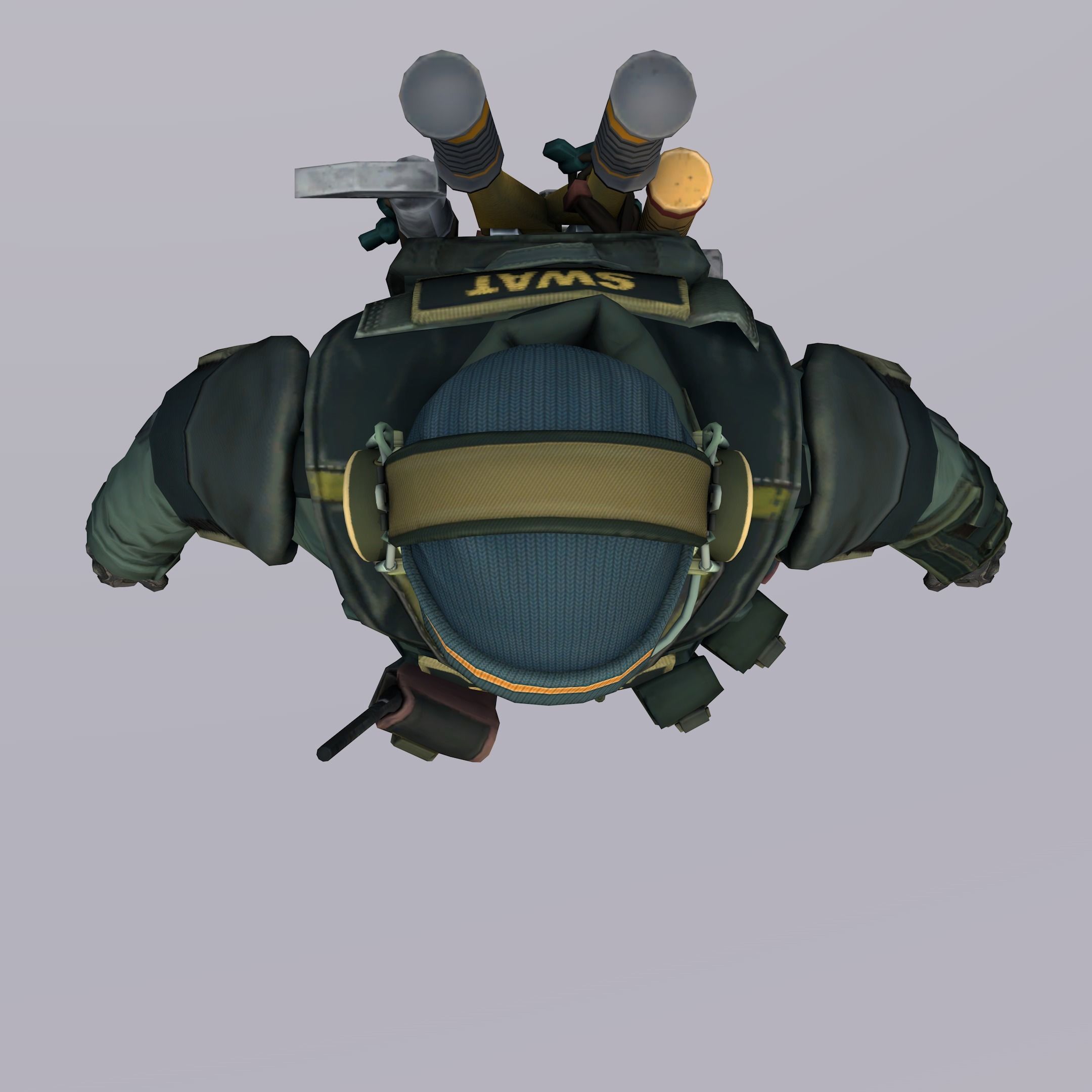 Agent from the game CSGO First Lieutenant Farlow SWAT 3D model_7