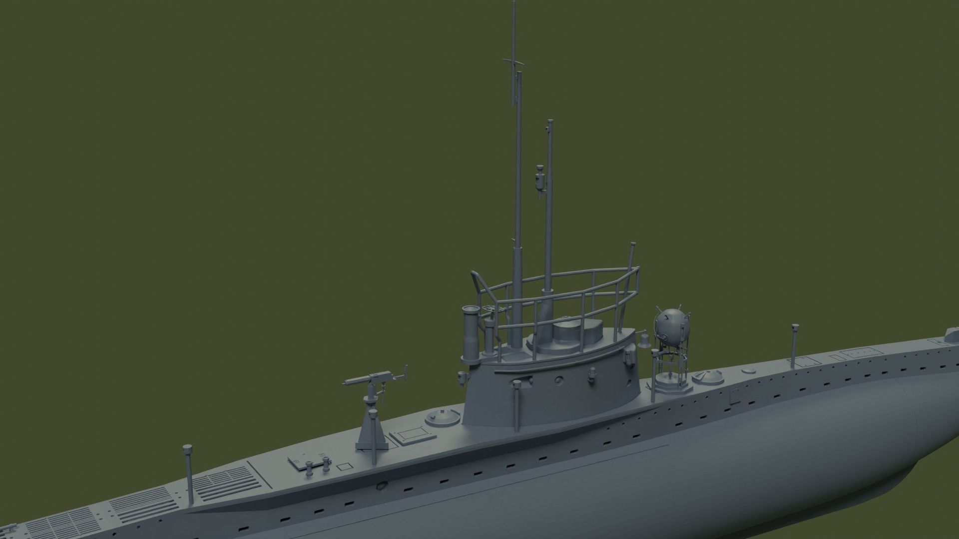SM UC 5 U-boat - RC 3D print model_13