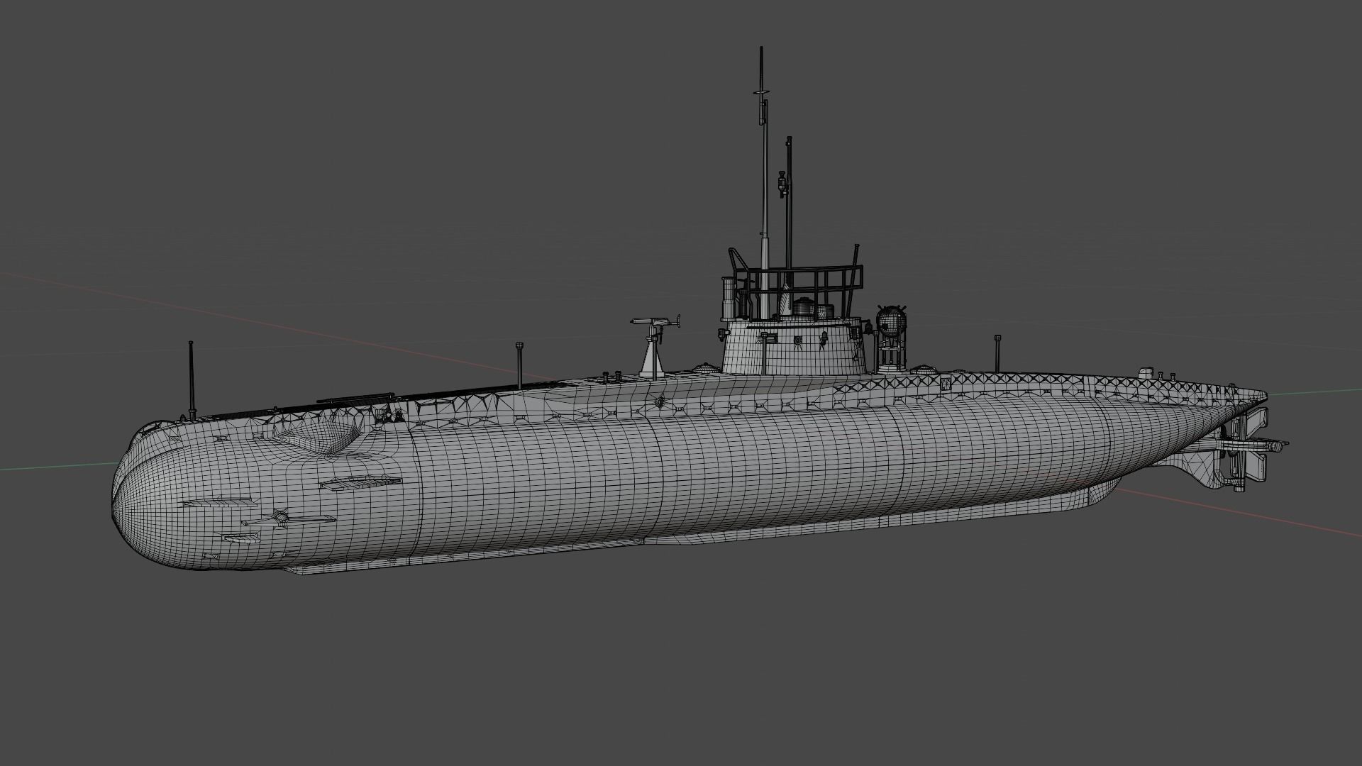 SM UC 5 U-boat - RC 3D print model_15