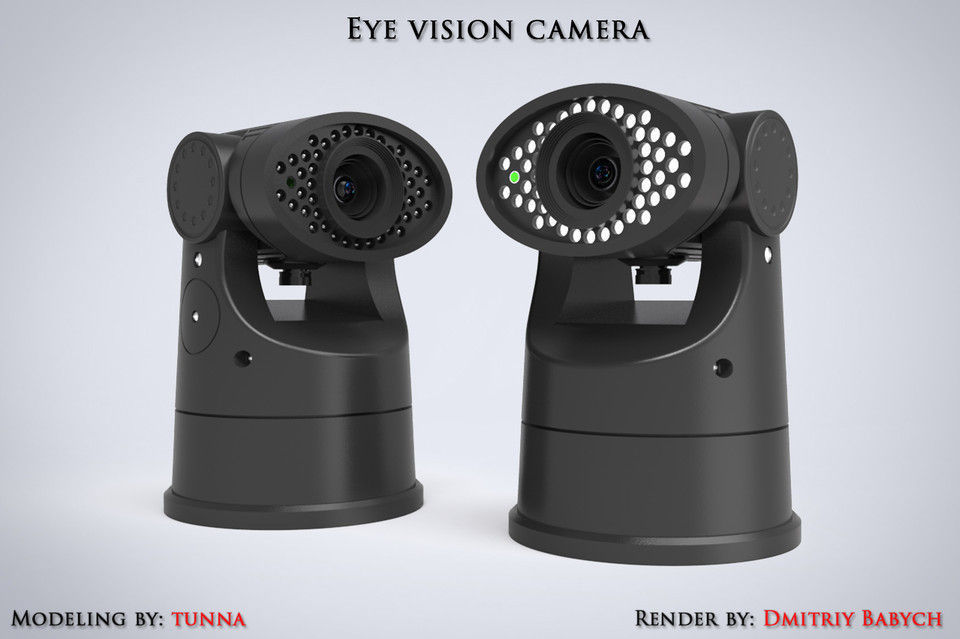 Eye vision camera Free 3D model_1