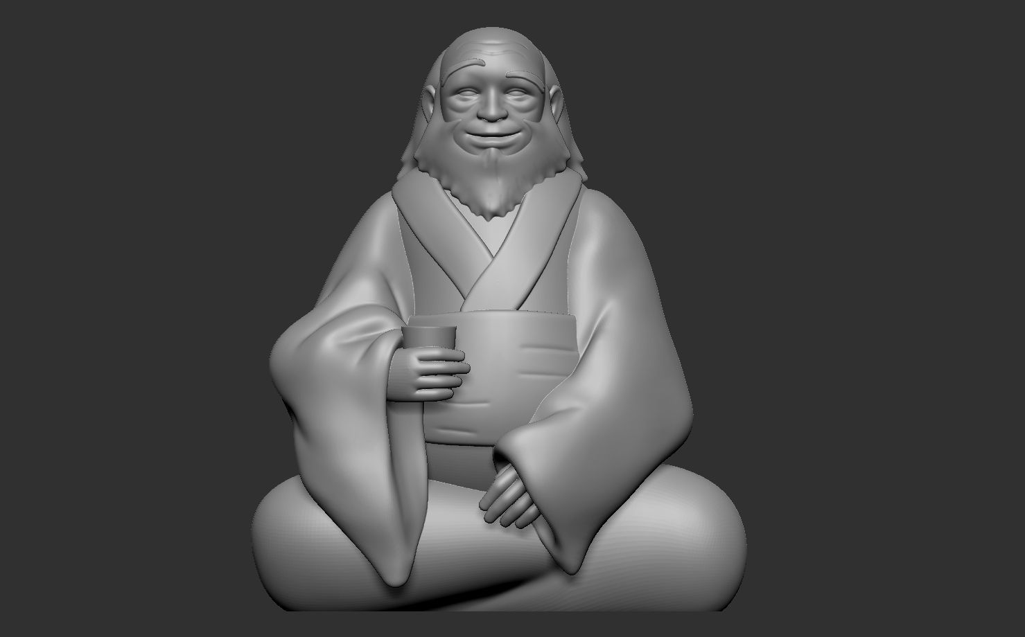 Uncle Iroh - Avatar The Last Airbender - 3D Print Model 3D print model_12