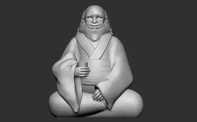Uncle Iroh - Avatar The Last Airbender - 3D Print Model 3D print model