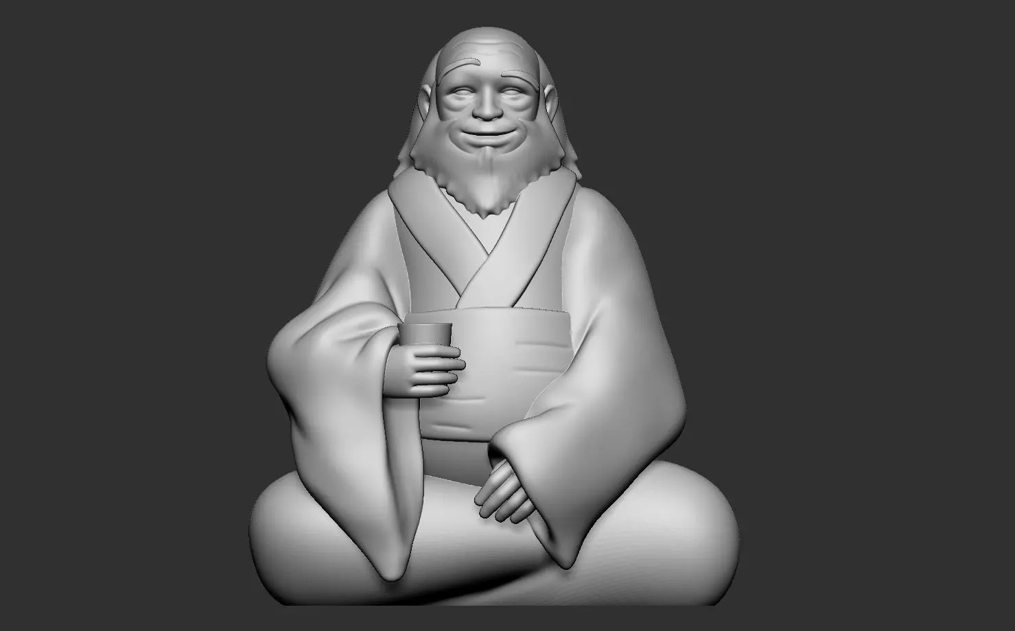 Uncle Iroh - Avatar The Last Airbender - 3D Print Model 3D print model_0