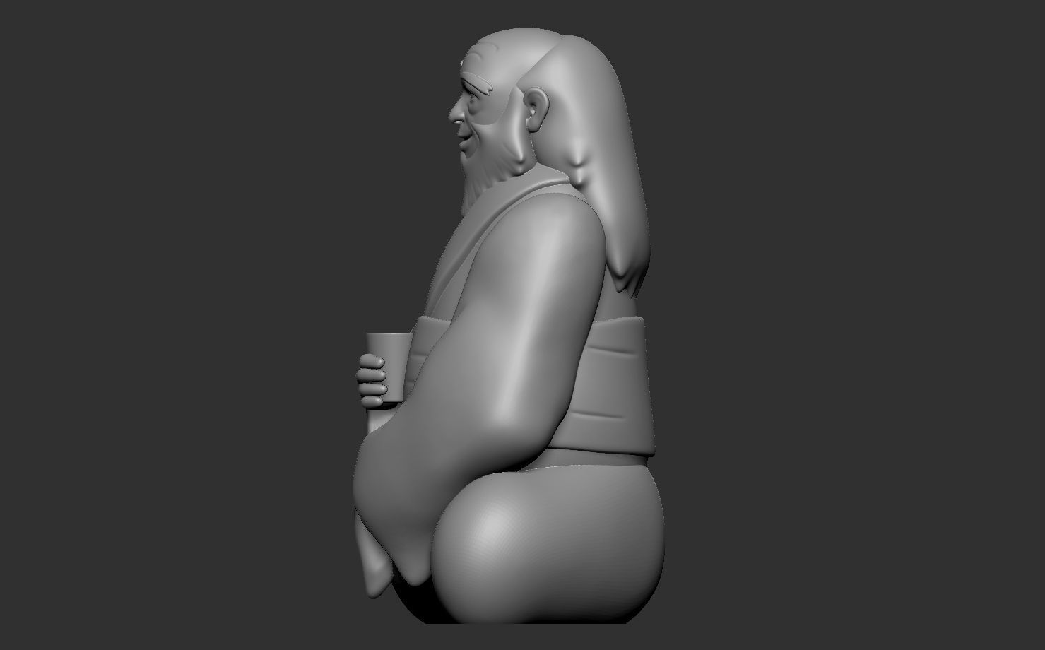 Uncle Iroh - Avatar The Last Airbender - 3D Print Model 3D print model_13