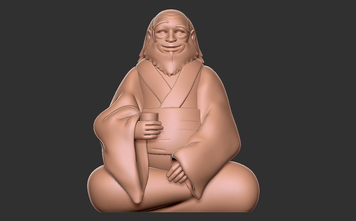Uncle Iroh - Avatar The Last Airbender - 3D Print Model 3D print model_4